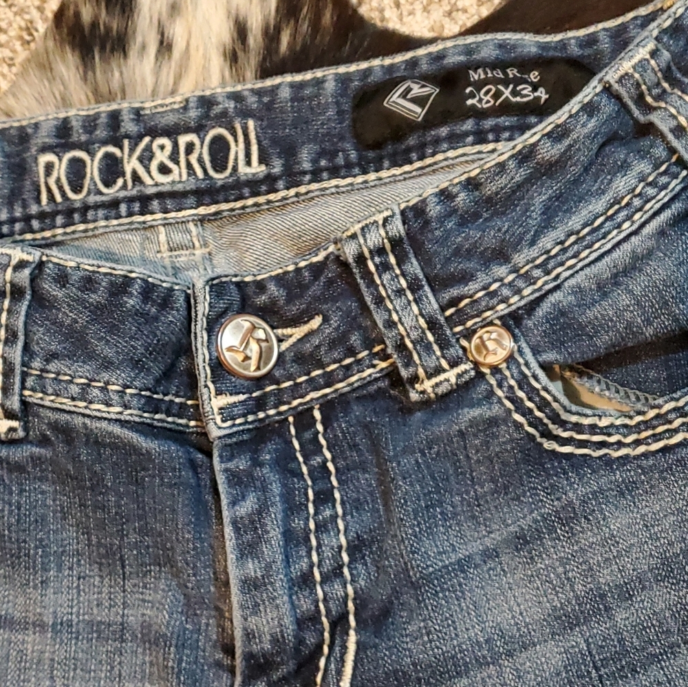 Women's Boot Cut Jeans - Picture 3 of 6